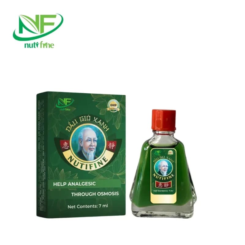 Dầu gió xanh Nutifine – Dịu nhanh xoa bóp, thư giãn hiệu quả