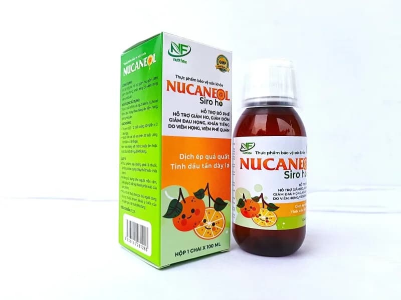 Siro Ho Nucaneol Nutifine – Dịch Ép Quả Quất