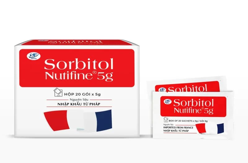 Sorbitol 5g Nutifine – Nhập Khẩu Pháp, Hỗ Trợ Táo Bón