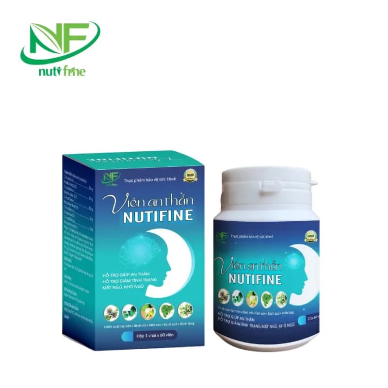 Viên an thần Nutifine – Hỗ trợ ngủ ngon, giảm căng thẳng hiệu quả